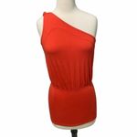 Free People ‎ Shindig One Shoulder Top Orange Large Photo 1