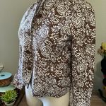 Jones New York  Sport Brown Floral Jacket Photo 0