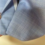 Banana Republic NWOT Classic Fit Chambray Blue Blazer Sz 2 Photo 12