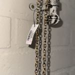 Chico's necklace beaded stone horn Elegant Gold Blue adjustable NeW Hailee Photo 2