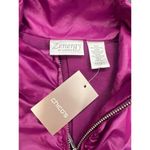 Chico's NWT Zenergy By Womens Pink Shimmer Romana Ruched Zip Puffer Vest Size Photo 5