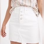 Madewell  Rigid Denim A-Line Mini Skirt Photo 0