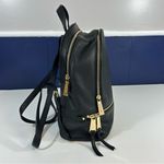 Michael Kors  Rhea Medium Pebbled Black Leather Backpack‎ NWOT Photo 2