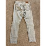 Levi's Levi’s Light Denim Wash Distressed Button Up High Waist Skinny Jeans Photo 5