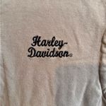 Harley Davidson Tan Sleeveless French Terry Full Zip Hoodie Size XL Photo 4