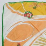 Vintage 60s Floral Chiffon Square Scarf Wraps Photo 3