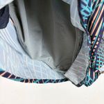 Hylete Velos Running Shorts Mesh Liner Scrunch Waistband Blue Orange Size Medium Photo 7