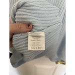 Revolve Line & Dot Light Blue Balloon Sleeve Mock Neck Sweater Size XS Adler Photo 6