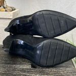 Bandolino  Black Kayden Faux Suede Lace Up Heel Bootie Boot Shoe 9 Photo 3