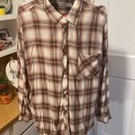 Time And Tru 💰💰💰BOGOHO 💰💰💰Plaid  LS Button Up Top Photo 1