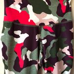 Old Navy Green & Pink Floral Leggings Photo 1