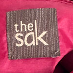 The Sak Multicolor Zig Zag Striped Zippered Crochet Double Strap Handbag Purse Photo 4