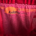 Aviator Nation  5 Stripe Velour Tracksuit Jogger Set Women's Red Size Large Photo 7