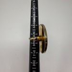 House Of Harlow 1960 Sunburst Gold Plated Leather Cocktail Statement Ring 5.5 Photo 4