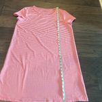 Vineyard Vines Pink Striped T Shirt Dress Sz M Photo 6