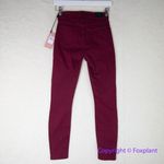 New! Jen 7, 7 for all mankind dark burgundy skinny legging ankle jeans, size 0 Red Photo 6