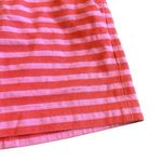 J.Crew Pink Red Stripe Mini Skirt Cotton Blend Casual Colorful Size 2 Women's Photo 2