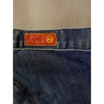 Adriano Goldschmied Women's Blue Denim Knee Length Skirt Size 27 Size M Photo 3