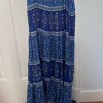 R. Vivimos Maxi Skirt Blue Photo 0