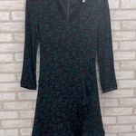 Draper James  Black With Holly Berries Ruffle Dress 2 Photo 0