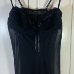 Apt. 9 Coquette Sheer Lace Babydoll‎ Sexy Lingerie Dress Womens XL Black Padded  Photo 0