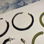 Lot Of 4 Hoop Costume Earrings Pierced Mix Photo 2