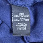 by & by Chevron Print Boho Western High Neck Mini Dress Navy Blue L Size L Photo 3