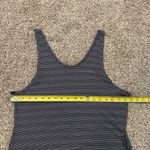 Athleta  navy blue & white pattern tank top size M Photo 11