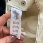 frame denim Frame Sailor Snap High Rise Wide Leg Jeans in Ecru size 27 Photo 4