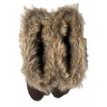 Sporto Womens Brown Faux Leather Side Zip Faux Fur Trim Boots Thermolite Size 9M Photo 2