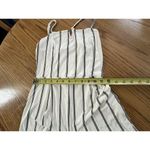 Bershka  Women's Black White Stripe Jumpsuit  Size S Summer Vacation Wide Leg Photo 4