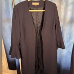 Tahari  Navy Coat and Dress Set Photo 1