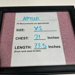 Amur Caroline 100% Silk Chiffon Sheer Floral Print Peasant Blouse Top Size XS Photo 11