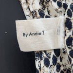 Salty  by Andie Snakeskin Print Cropped Tank Top Size Small Snakeskin Fitted Tank Photo 5