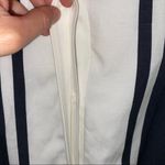 Ecru  Midi Striped Dress White & Navy Sz XS Photo 5