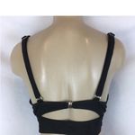 Black Drape Bra Support Cup Bikini Top XXL Photo 2