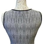 Elle Sleeveless Gray Dress with Lace Waist & Handkerchief Hem Photo 7