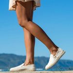 Olukai  Kaula Ka’a Kapa linen drop in espadrille flats size 10 Photo 2