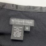 J. Peterman Tiered Mesh Skirt Womens 16‎ Whimsigoth Fairycore Witchy Cottagegoth Black Photo 3