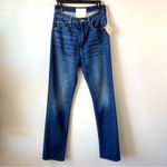 Mother High Waisted Rider Shift Sneak Jeans Digital Underground‎ 28 Blue Photo 3