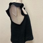Marine layer  Black Textured Women's Top Photo 9