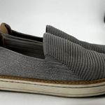 UGG  Sammy Metallic Sneaker Slip On Rib Knit Hyper Weave Poron Insole Shimmer 9.5 Photo 2