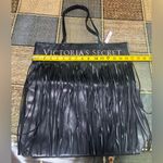 Victoria's Secret π Black Tote with Fringe NWT π Photo 10