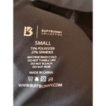 Buff‎ Bunny Collection Black Perforated Strappy Sports Bra Small Photo 3