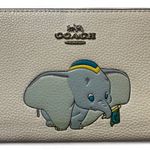 Coach Disney x  Dumbo Leather Zip Wallet – Rare Collector Edition Retired Photo 8