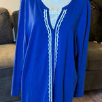 Lands' End  Blue Garment with White Accents Photo 0