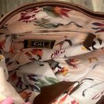 Carlos Falchi for CHI leather snakeskin hobo Purse tassels Brown Photo 5