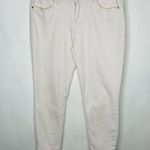 Artisan NY Pale Pink Beige Jeans Skinny Sz 8 Photo 1