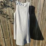 Madewell  Linen - Cotton Button Back Mini Shift Dress S Photo 4