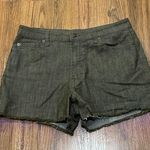 Frye  Shorts Womens 12 Western Denim Green Cotton Pockets Photo 0
